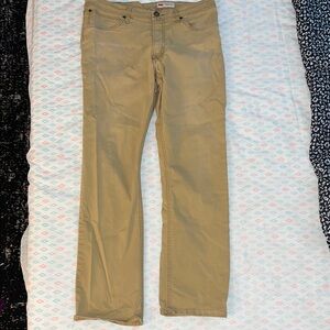 Wrangler Khaki Straight-Leg Pants